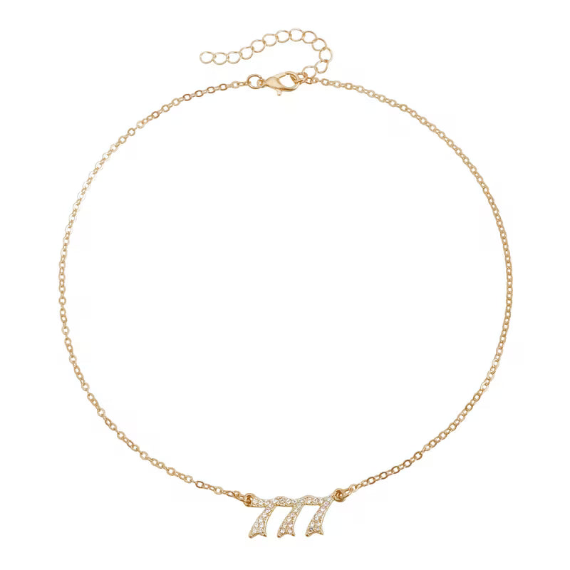 Collier 777 - Doré