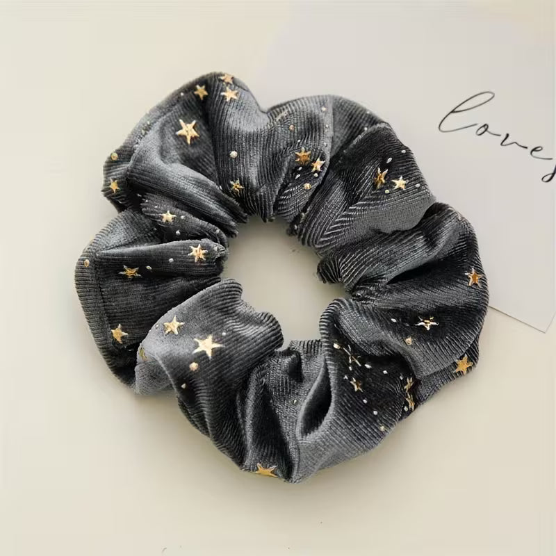 Univers - Scrunchies cheveux - Gris foncé