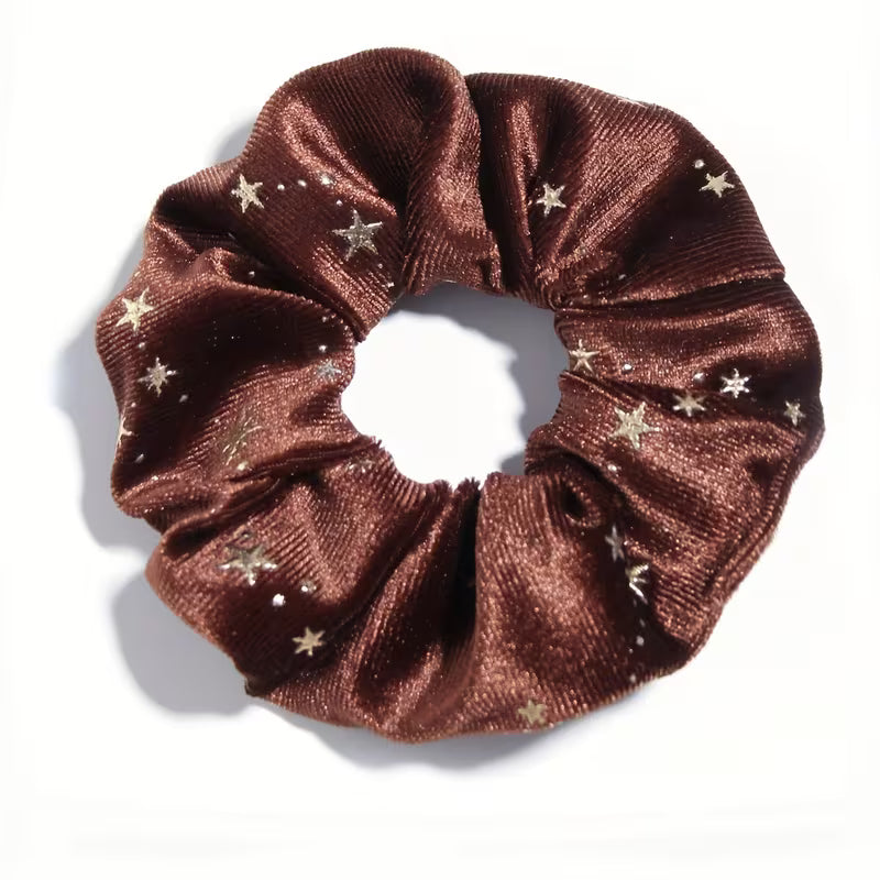 Univers - Scrunchies cheveux - Marron