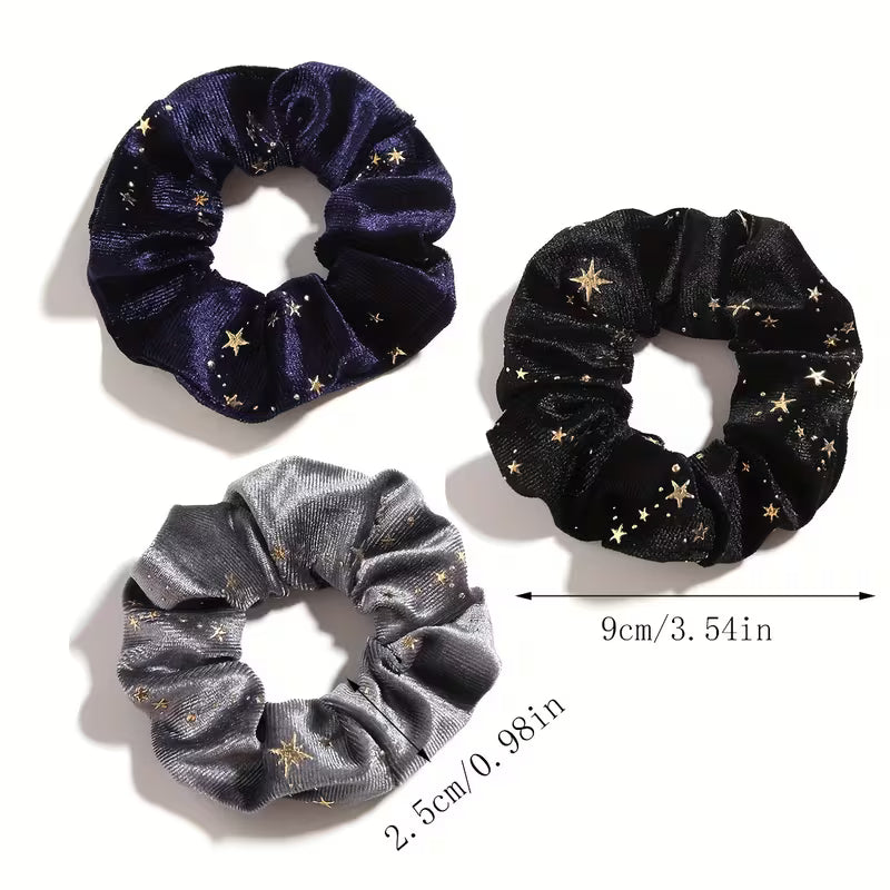 Univers - Scrunchies cheveux - Bleu